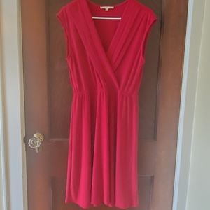Wrap front dress